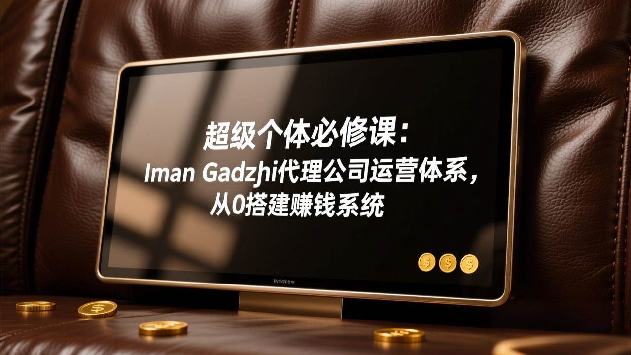 （17525期）超级个体必修课：Iman Gadzhi代理公司运营体系，从0搭建赚钱系统-柚子网创