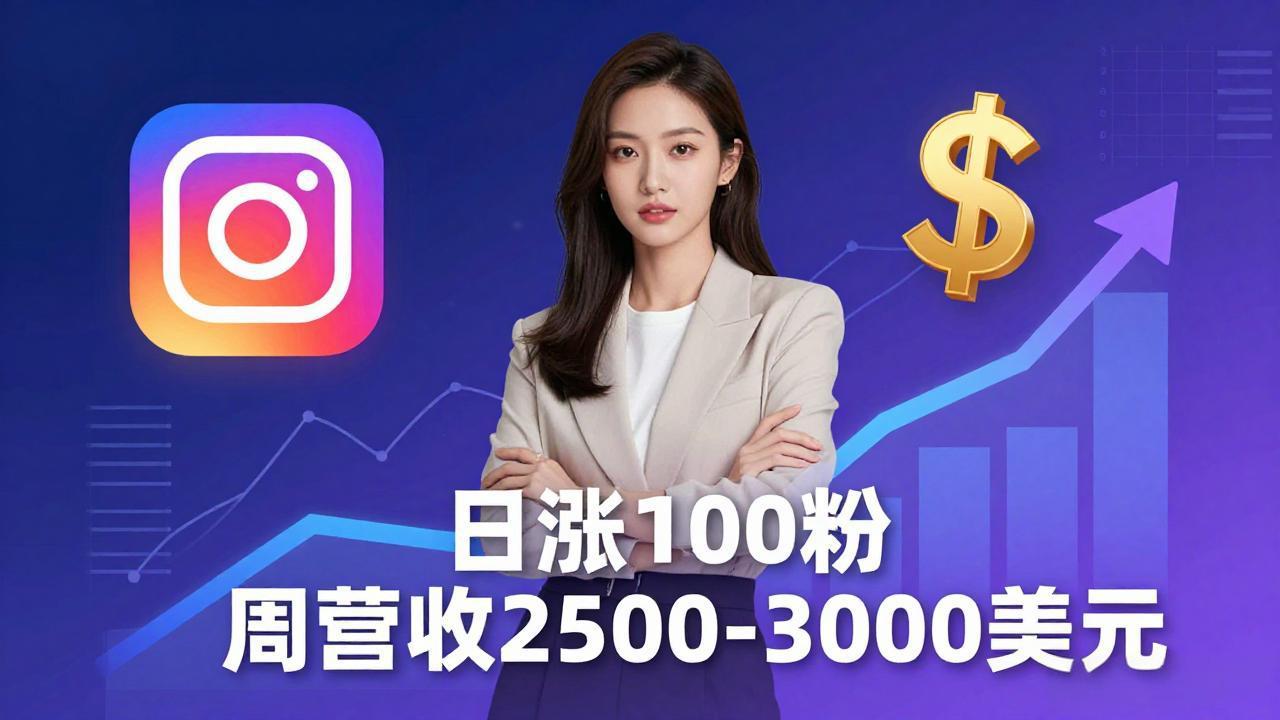 想做数字产品？Sheri亲授：日涨100粉、每周2500至3000美元的营收，Instagram躺着赚-柚子网创