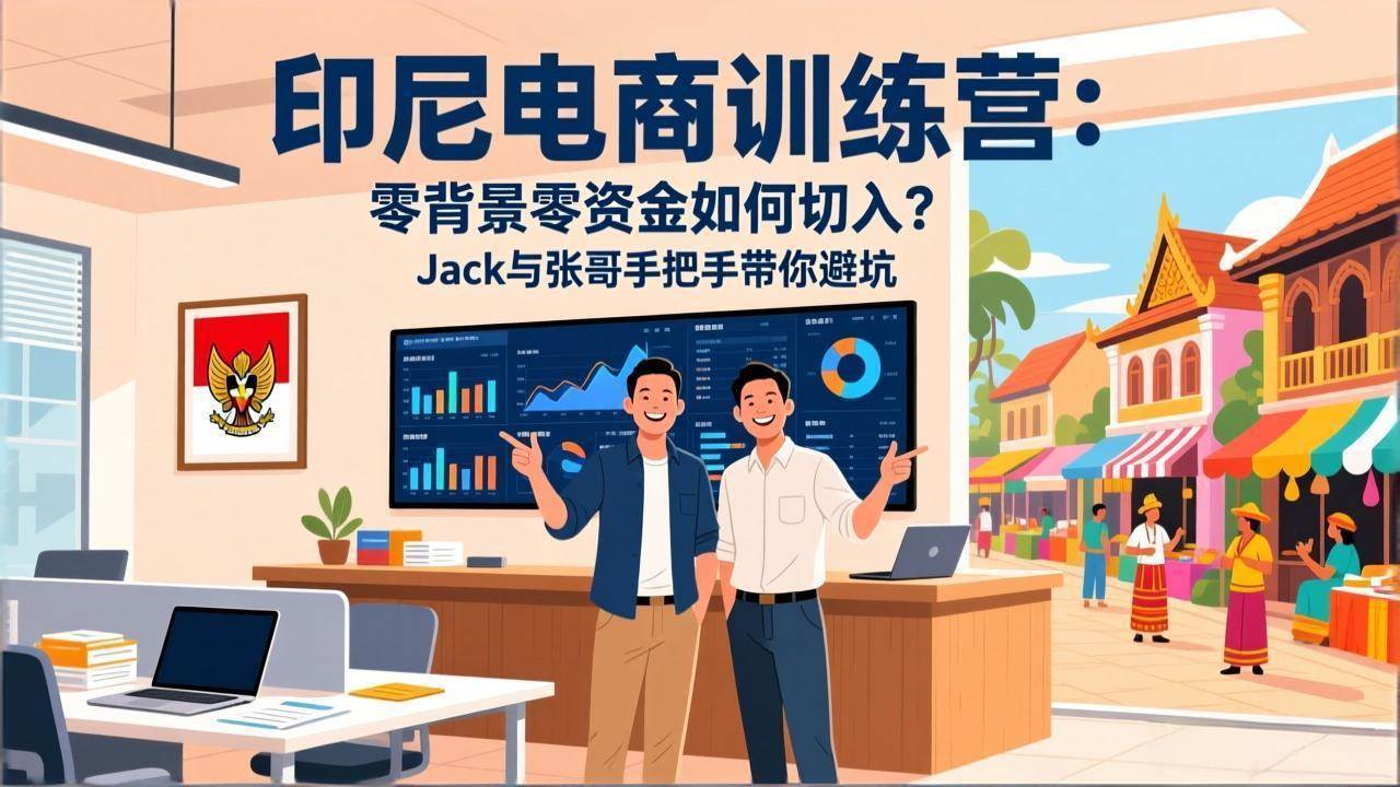 （17533期）印尼电商训练营：零背景零资金如何切入？Jack与张哥手把手带你避坑-柚子网创