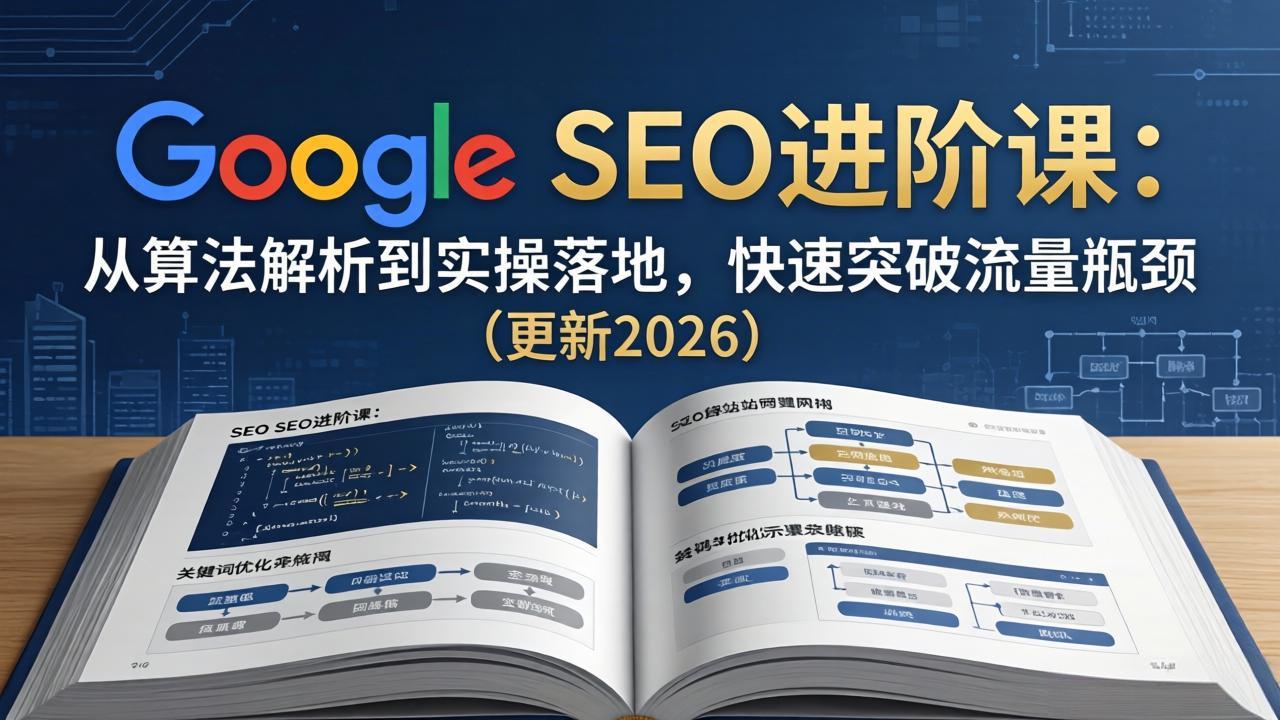 Google SEO进阶课：从算法解析到实操落地，快速突破流量瓶颈(更新2026-柚子网创