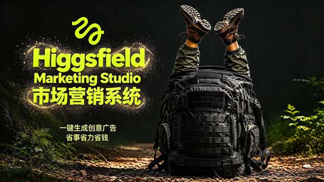 AI广告工作流实战：从脚本到画面用Higgsfield完成，商家也能做品牌视频，省万元成本！附提示词-柚子网创
