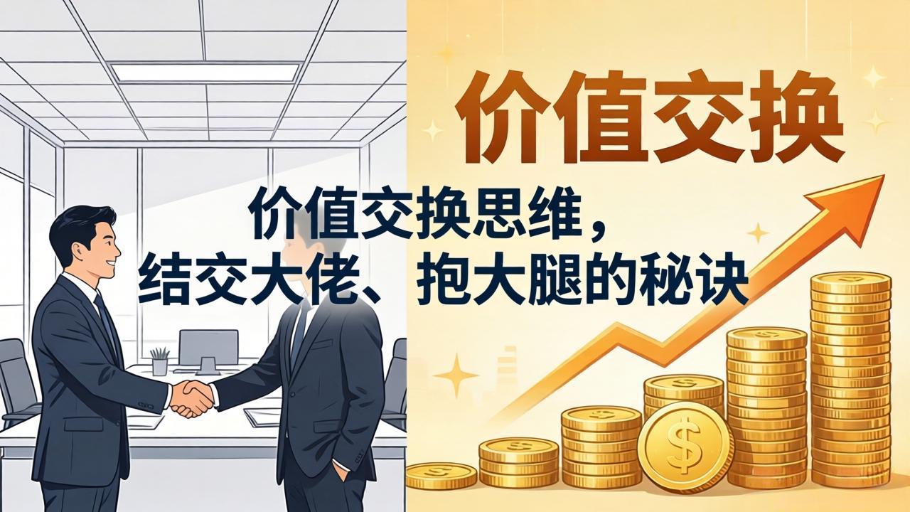 某付费文章：价值交换思维，结交大佬、抱大腿的秘诀-柚子网创