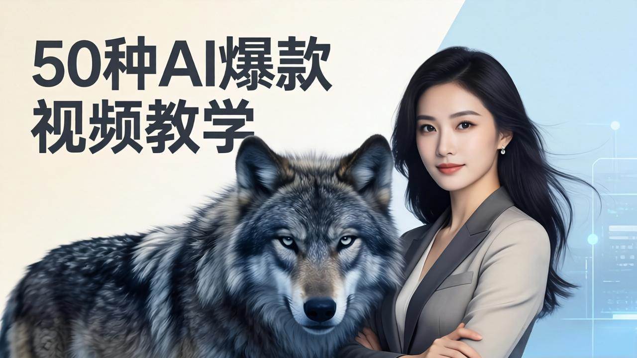（17815期）50种AI爆款视频教学：影视级古诗词+治愈萌宠+山海经蛟龙，高阶宝典商业落地-柚子网创