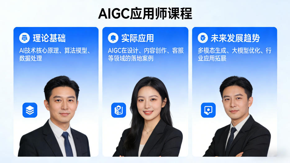 AIGC应用师课程，覆盖了AI技术的理论基础、实际应用、以及未来发展趋势-柚子网创