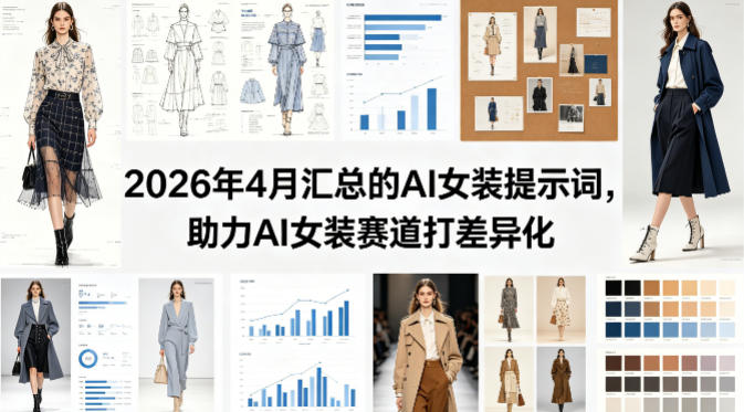2026年4月汇总的AI女装提示词，助力AI女装赛道打差异化-柚子网创