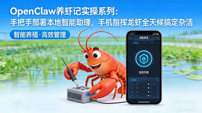OpenClaw养虾记实操系列-更新：手把手部署本地智能助理，手机指挥龙虾全天候搞定杂活-柚子网创