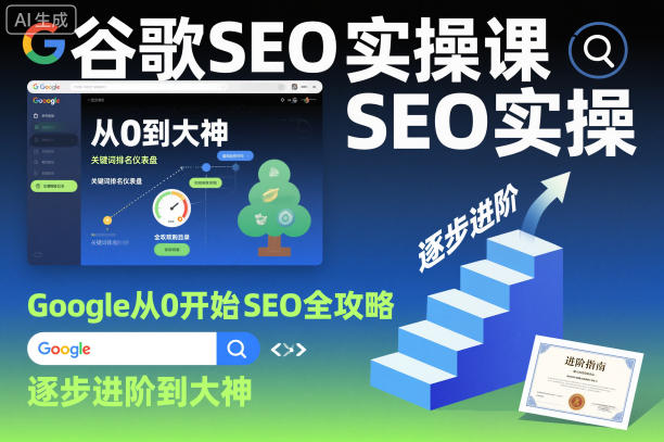 谷歌SEO实操课，Google从0开始SEO全攻略，逐步进阶到大神(更新26年)-柚子网创