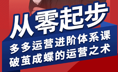 海神·拼多多运营进阶系统课(更新2026)-柚子网创