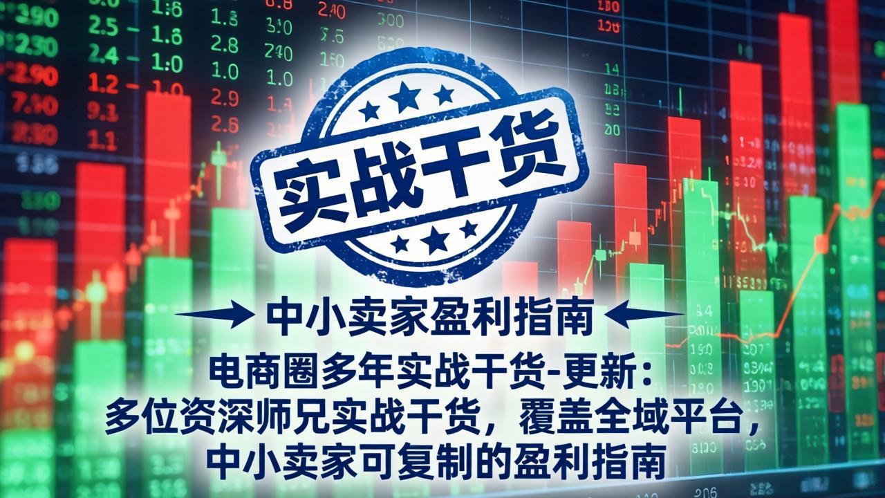 电商圈多年实战干货-更新4月27：多位资深师兄实战干货/覆盖全域平台，中小卖家可复制的盈利指南-柚子网创