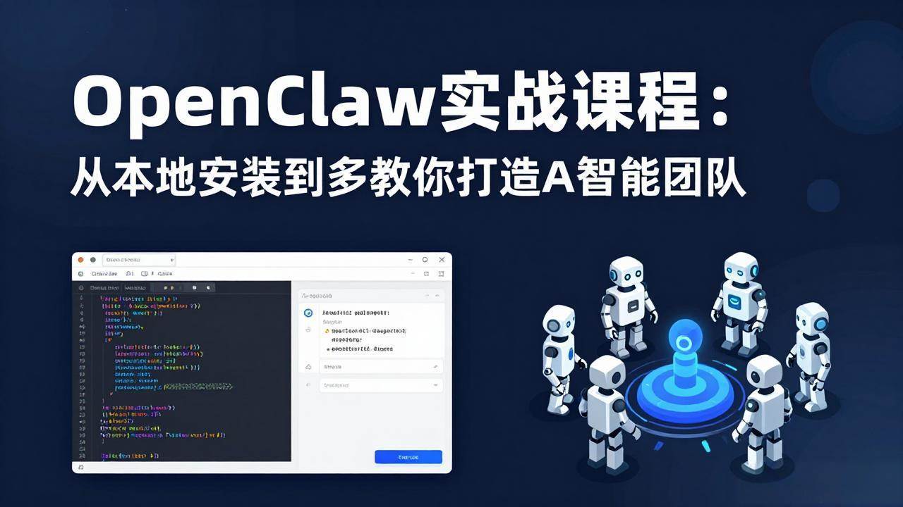 （17883期）OpenClaw实战课程：从本地安装到多Agent协同，手把手教你打造AI智能团队-柚子网创