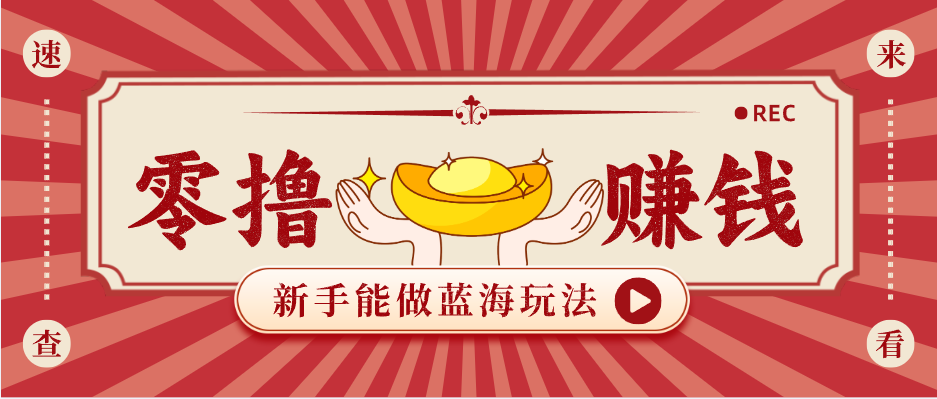 新手也能变现的蓝海玩法，一个人人能做的项目，需求量极大日入300+！-柚子网创