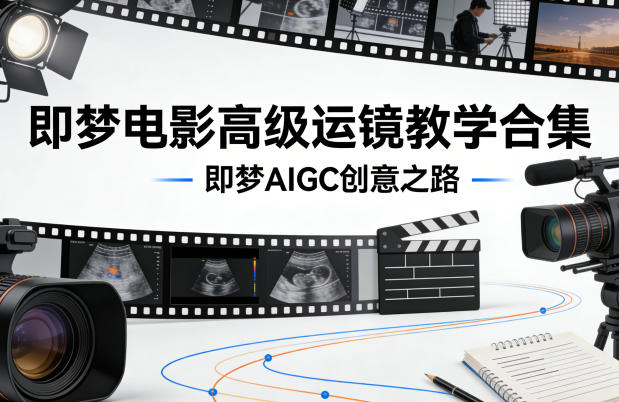 即梦电影高级运镜教学合集，即梦AIGC创意之路-柚子网创