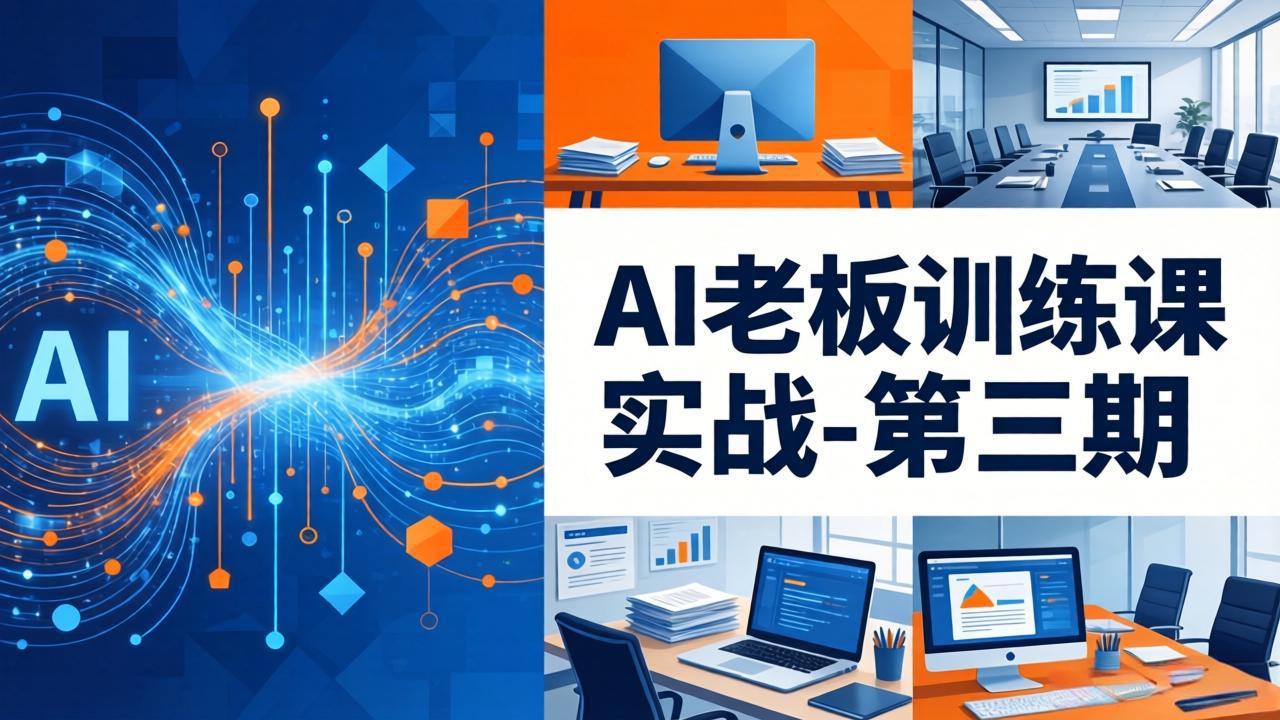 AI老板训练课实战-第三期：AI+内容应用落地教学，从0到1打通AI变现完整路径-柚子网创