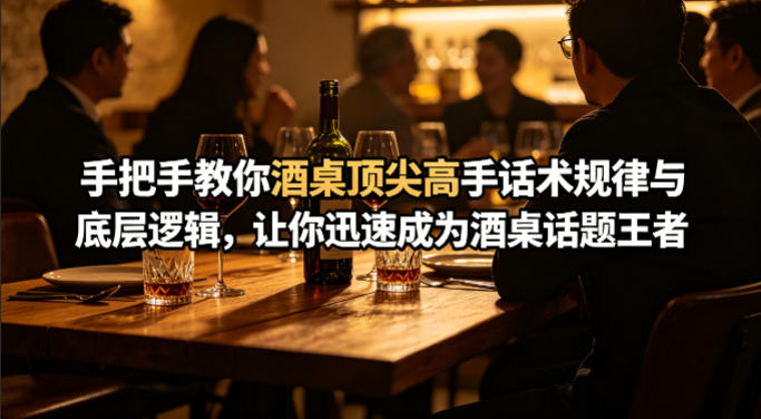 付费文章：手把手教你酒桌顶尖高手话术规律与底层逻辑，让你迅速成为酒桌话题王者(二十年全网独家经验分享)-柚子网创
