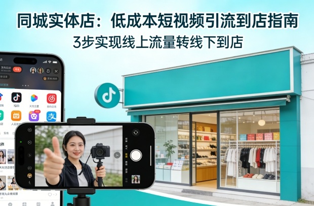 同城实体店，如何低成本把客户从短视频带到线下门店-柚子网创